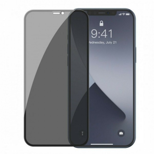 Privacy Full Face Tempered Glass Black (iPhone 13 Pro Max)