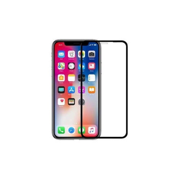 5D 0.3mm Full Glue Tempered Glass Μαύρο (iPhone 13 mini)