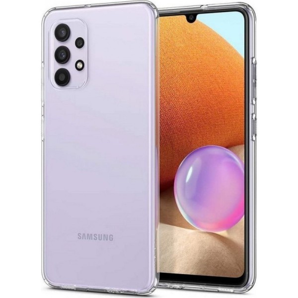 Spigen Liquid Crystal Back Cover Σιλικόνης Διάφανο (Galaxy A32 4G)