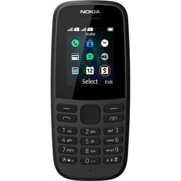 Nokia 105 (2019) Dual SIM Κινητό με Κουμπιά