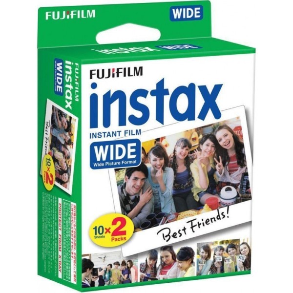 Fujifilm Color Instax Wide Instant Φιλμ (20 Exposures)