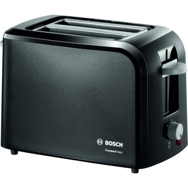 Bosch TAT3A013 Φρυγανιέρα 2 Θέσεων 980W Μαύρη