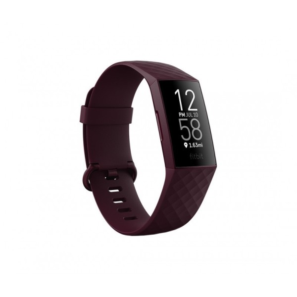 Fitbit Charge 4 Activity Tracker Αδιάβροχο με Παλμογράφο Rosewood