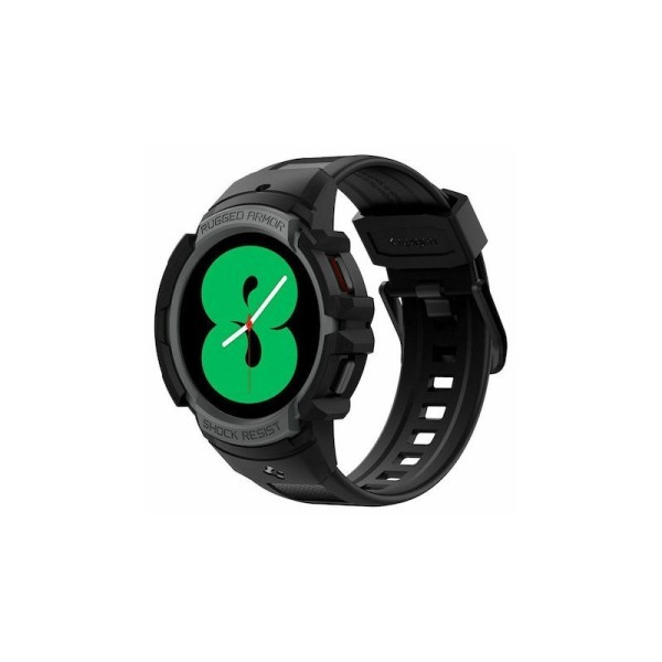 Spigen Rugged Armor Pro Θήκη Σιλικόνης Charcoal Grey για το Galaxy Watch 4 / 5 44mm