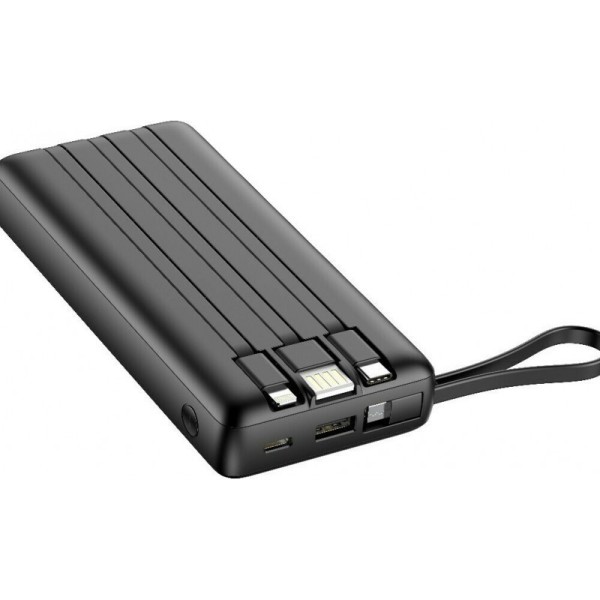 Veger VP2047 Power Bank 20000mAh με Θύρα USB-A και Θύρα USB-C Μαύρο