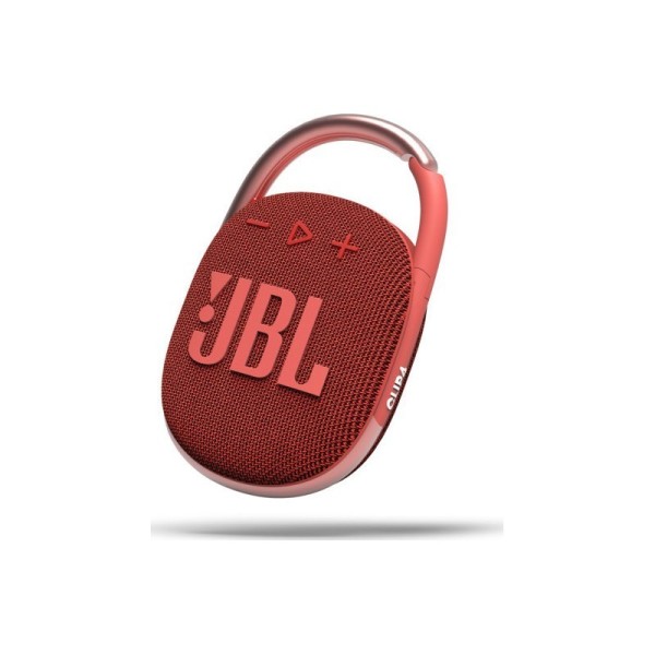 JBL Clip 4 JBLCLIP4RED Αδιάβροχο Ηχείο Bluetooth 5W με Διάρκεια Μπαταρίας έως 10 ώρες Κόκκινο