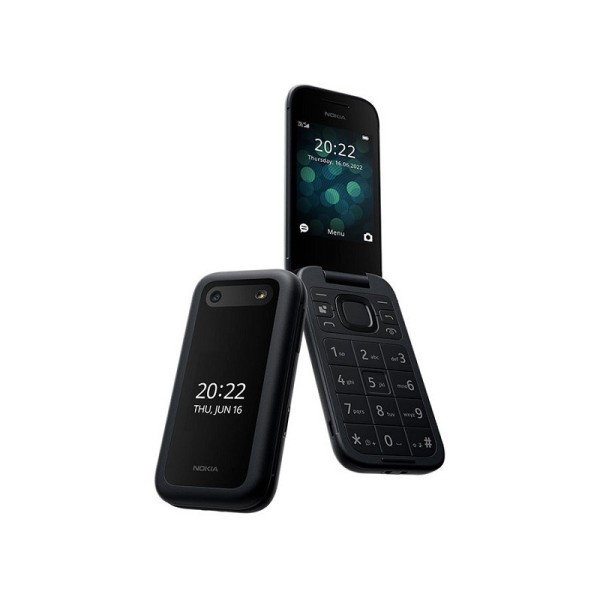 Nokia 2660 Flip Dual SIM (48MB/128MB) Κινητό με Κουμπιά Μαύρο