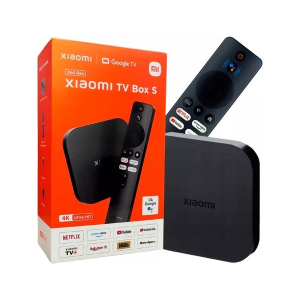 Xiaomi TV Box Mi Box S 2nd Gen 4K UHD με WiFi USB 2.0 2GB RAM και 8GB Αποθηκευτικό Χώρο